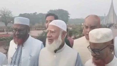 ‘নৈতিক দায়িত্ব পালন করতে এসেছি’, স্মৃতিসৌধে শ্রদ্ধা শেষে জামায়াত আমির