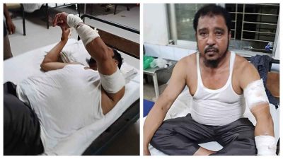 ফরিদপুরে কৃষকদল নেতাকে কুপিয়ে জখম