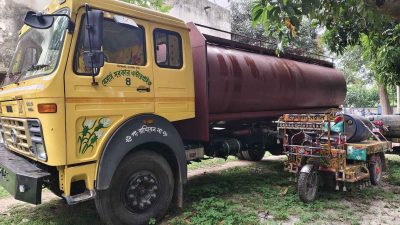 মধ্যরাতে সীমান্ত পথে জ্বালানি তেল পাচারের চেষ্টা, তেলের ড্রাম জব্দ