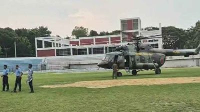 এয়ার অ্যাম্বুলেন্সে ঢাকায় নেওয়া হয়েছে মাগুরার ডিসিকে
