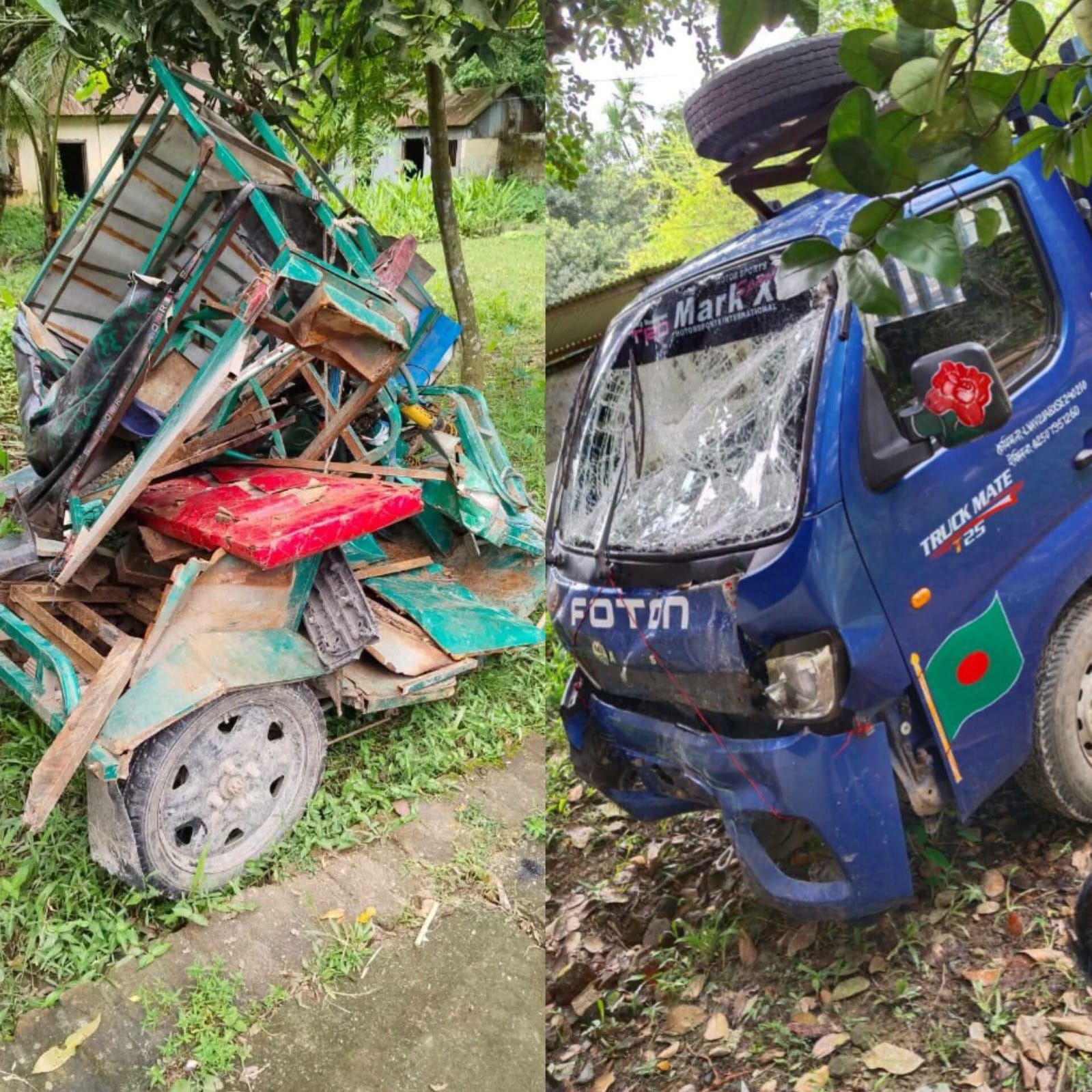 কেন্দুয়ার সড়কে মর্মান্তিক দুর্ঘটনা: অটোরিকশা চালক নিহত