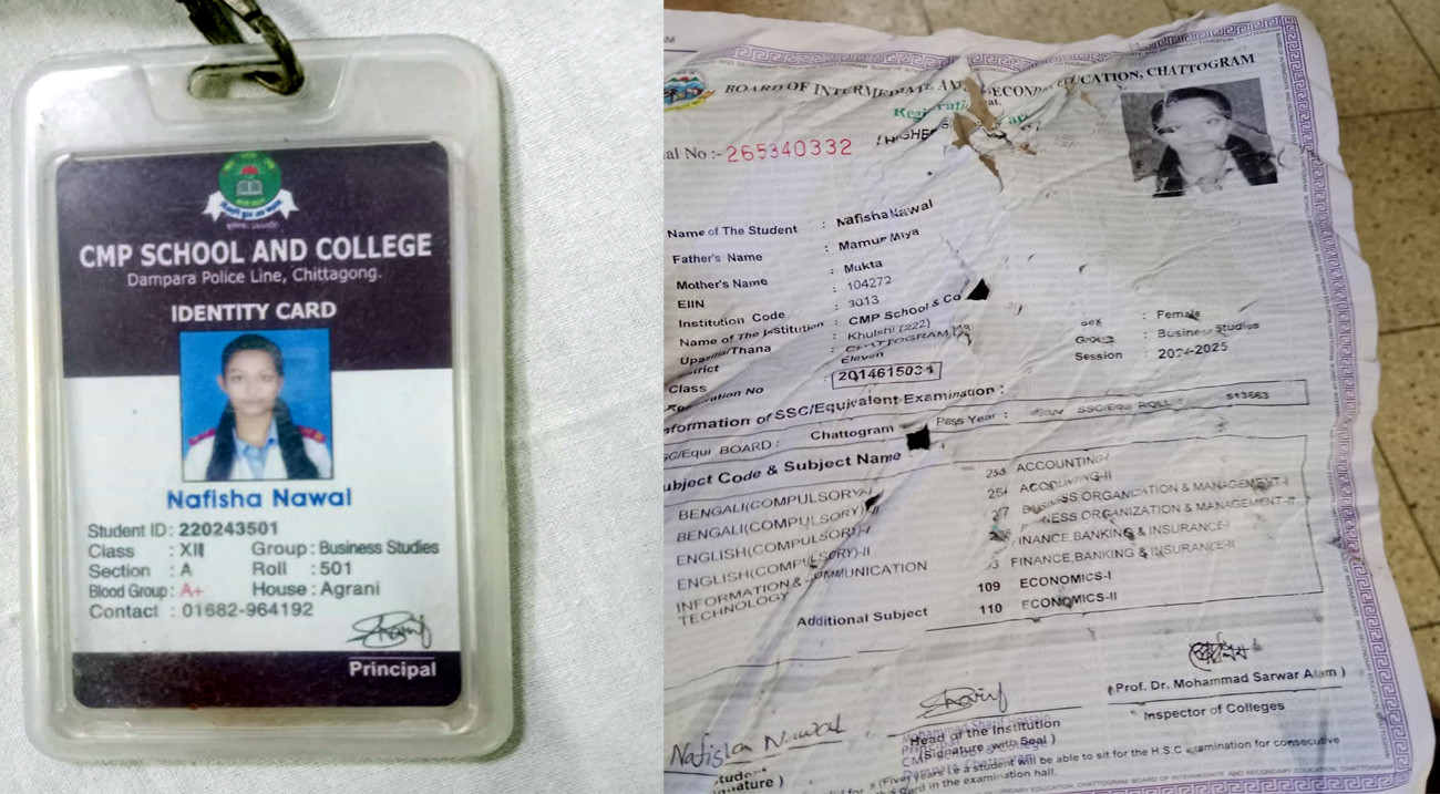 ক্রেনের ধাক্কায় এইচএসসি পরীক্ষার্থী নিহত