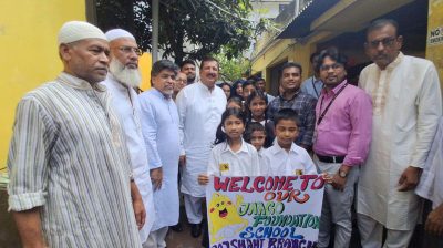 রাজশাহীতে জাগো ফাউন্ডেশন স্কুল পরিদর্শনে ভূমিমন্ত্রী