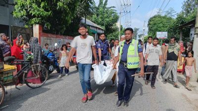 সিরাজগঞ্জে ট্রাকচাপায় স্কুলশিক্ষক নিহত