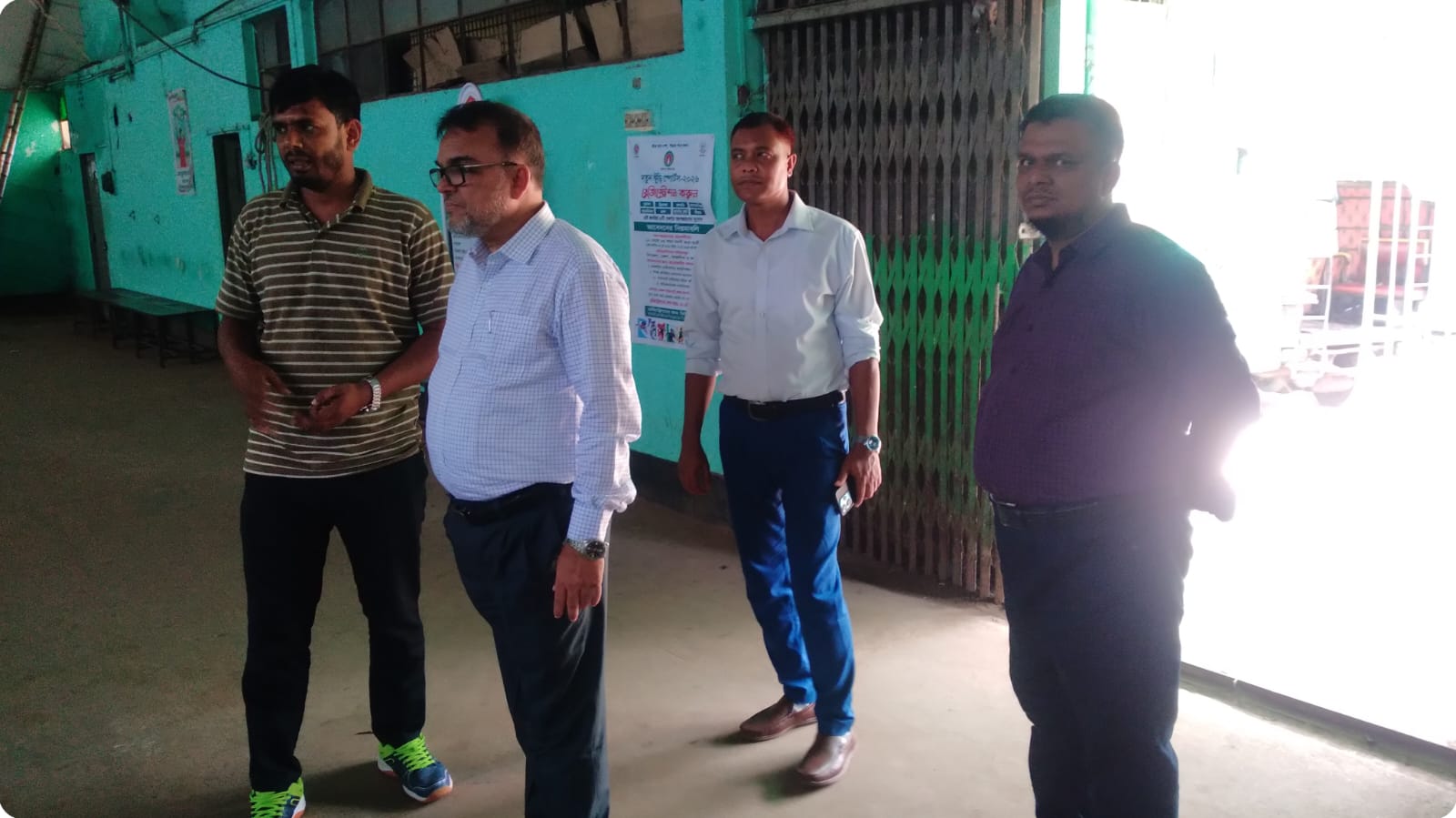 রাজশাহী জেলা ক্রীড়া সংস্থার স্থাপনা পরিদর্শনে যুব ও ক্রীড়া মন্ত্রণালয়ের উপ-সচিব