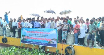 মিয়ারচরে নদীভাঙন রোধে সর্বোচ্চ সুরক্ষা দেওয়া হবে: জহির উদ্দিন স্বপন