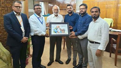 এলজিআরডি মন্ত্রীর সঙ্গে সাইবার ইউজার দলের  সাক্ষাৎ
