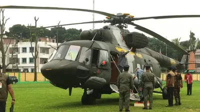 ঠাকুরগাঁওবাসীর ভালোবাসায় সিক্ত হয়ে ঢাকার পথে রাষ্ট্রপতি