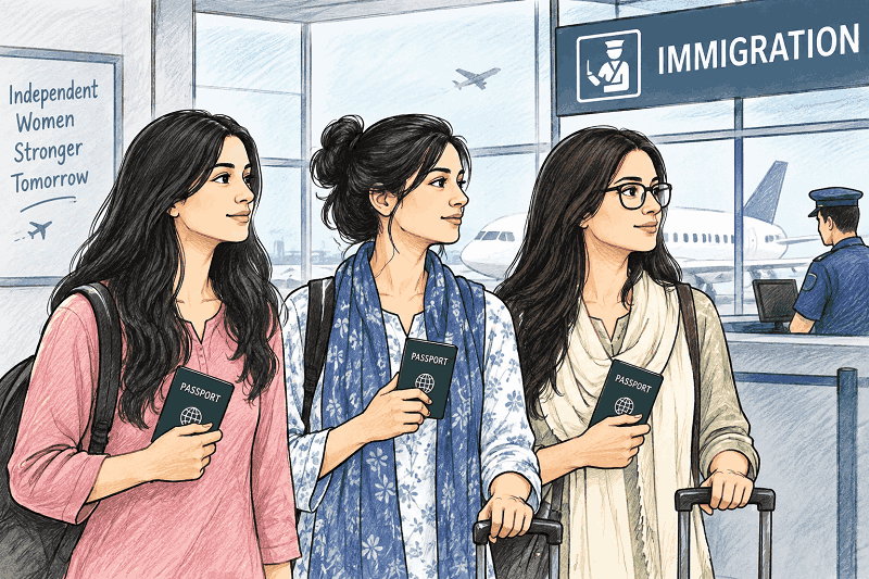 অবিবাহিত বলে বিদেশযাত্রায় বাধা দেওয়ার নিয়ম কোথায়?
