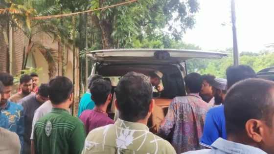 ময়নাতদন্ত শেষে হাবিপ্রবির সিনথিয়ার জানাজা, মরদেহ নিয়ে গাজীপুরে পরিবার
