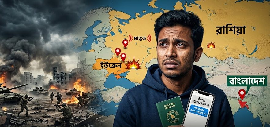 সামনে ড্রোন, চারপাশে মৃত্যু; রাশিয়ার যুদ্ধক্ষেত্রে বাংলাদেশিদের বাঁচার আকুতি