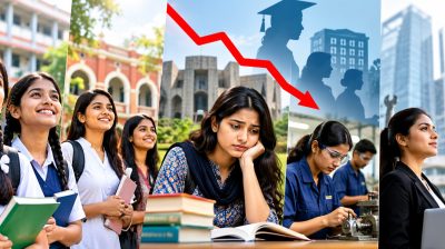 মাধ্যমিকে জয়, উচ্চশিক্ষায় ক্ষয়