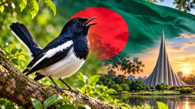 ছোট্ট দোয়েল যেভাবে হয়ে উঠল বাংলাদেশের জাতীয় পরিচয়ের অংশ