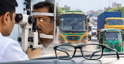 চালকদের ৭৬ শতাংশের দৃষ্টিশক্তিতে ত্রুটি