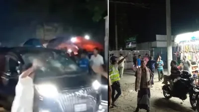 লালন মাজারে নাসীরুদ্দীন পাটওয়ারীর ওপর হামলা, গাড়ি ভাঙচুর