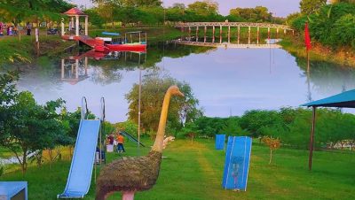 সবুজ-জলধারায় মুগ্ধতা ছড়াচ্ছে শালিখা ইকোপার্ক