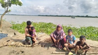আড়িয়াল খাঁর ভাঙনে নিঃস্ব শত পরিবার, ঝুঁকিতে স্কুলের সড়ক-সেতু